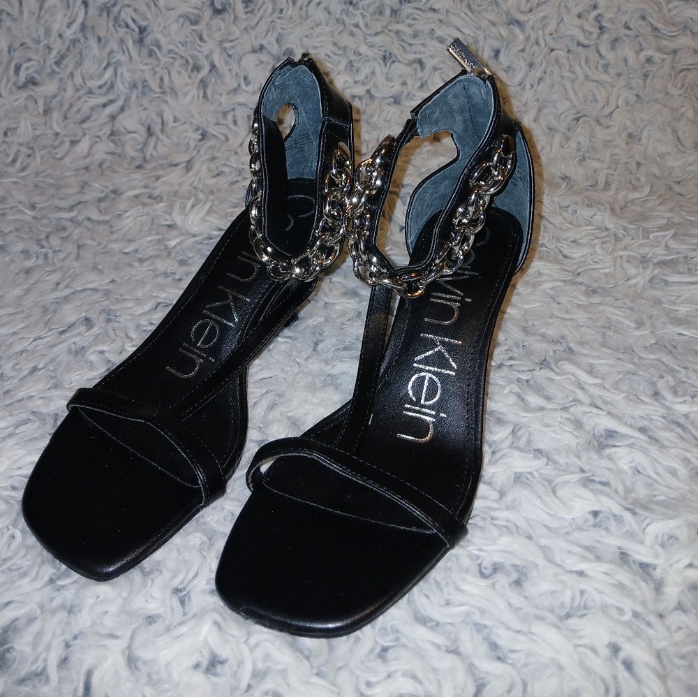 Calvin Klein Nova Dressy Pumps Ankle Strap 5.5